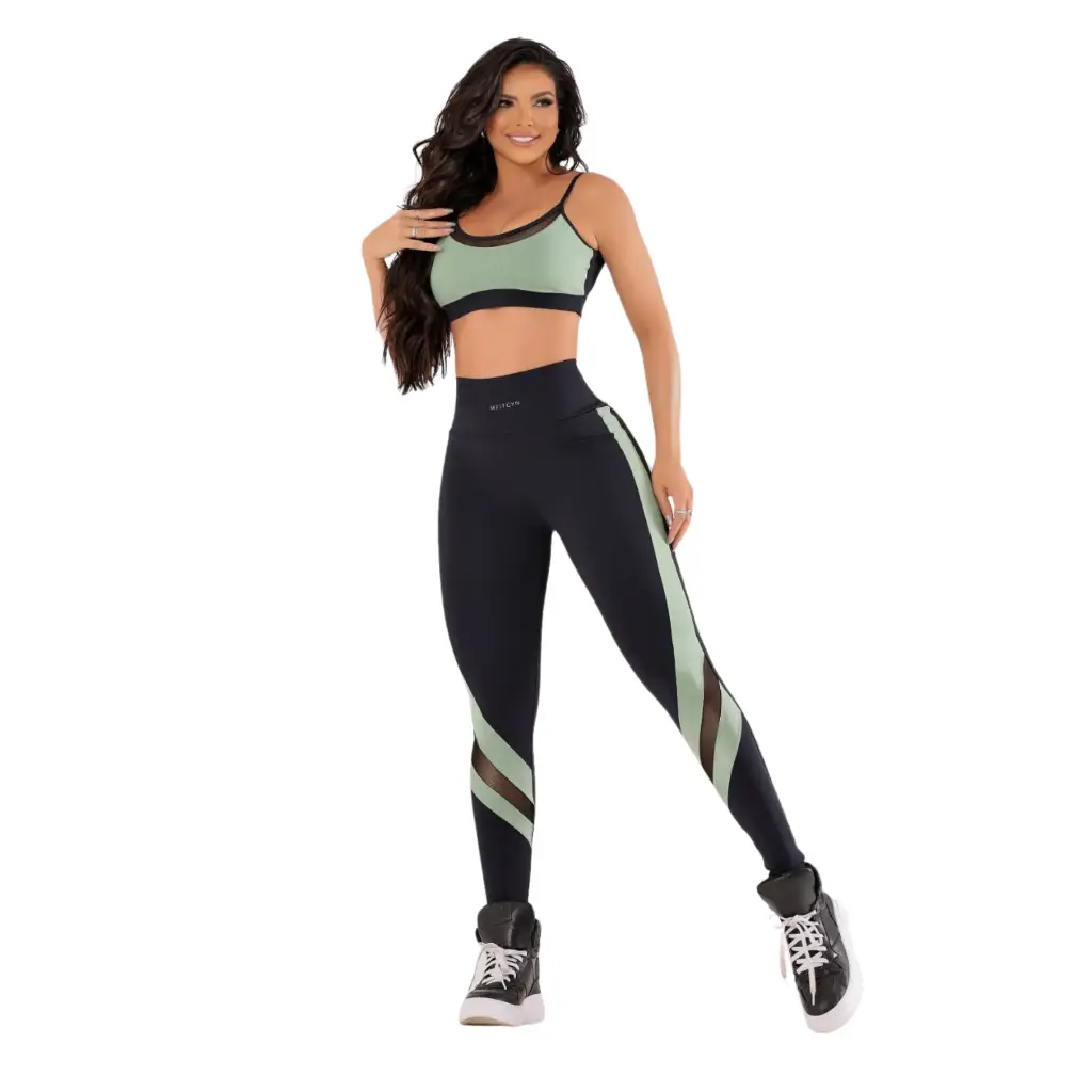 [WO6176L6777CM76-VC-P-L] Legging Insane MFitgyn (Verde Claro, P)
